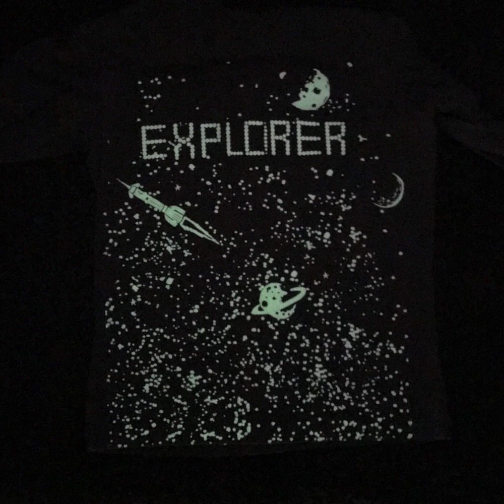 Glow in the dark “Explorer” Boys 4T